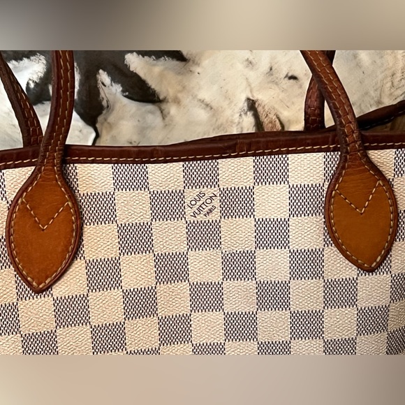 🌟🌟SOLD!🌟 Authentic Louis Vuitton Neverfull PM Damier Azur - Picture 7 of 16
